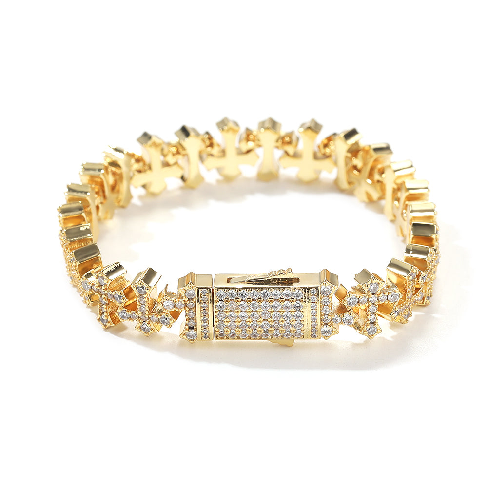 Aurix Cross Link Bracelet